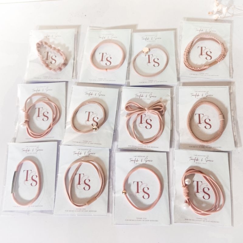 Souvenir Pernikahan Ikat Rambut Korea Lucu Aesthetic