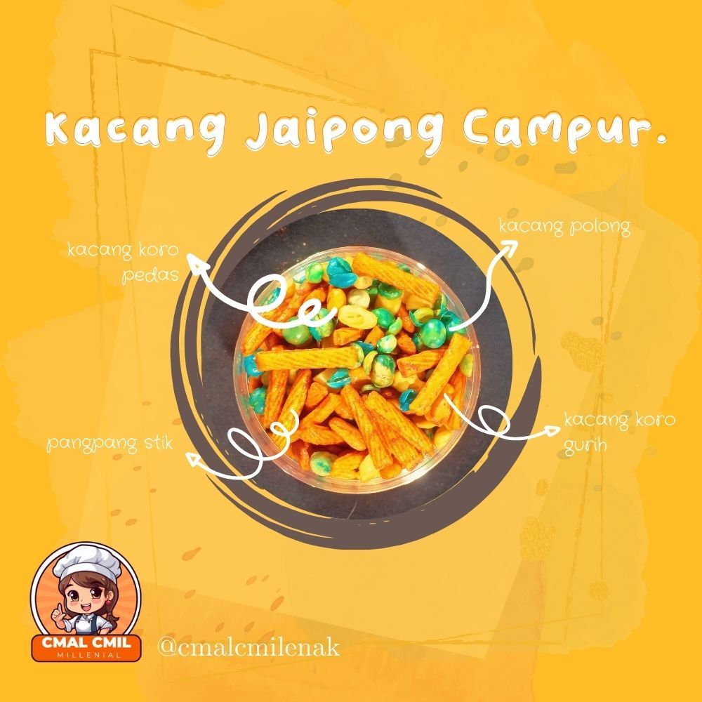 

Kacang campur | kacang mixed | kacang jaipong | dalam kemasan toples terlaris nan viral