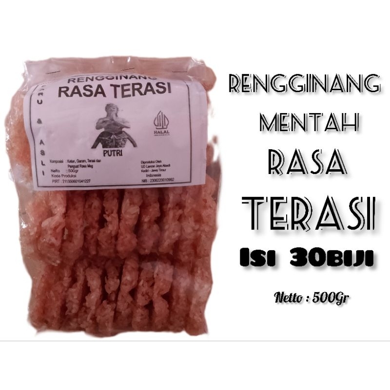 

Rengginang Mentah Rasa Terasi Free Bubble wrap