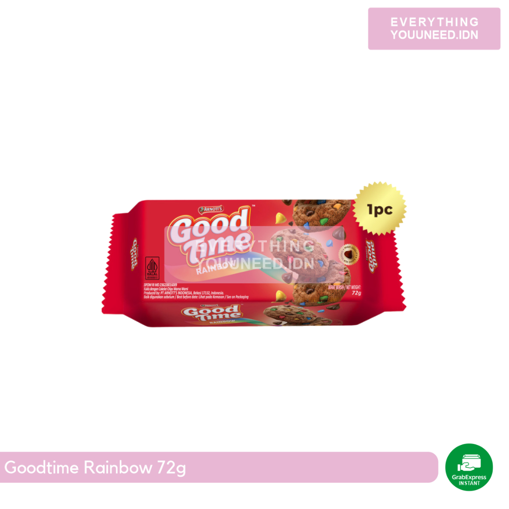 

Good Time Cookies Rainbow 72gr