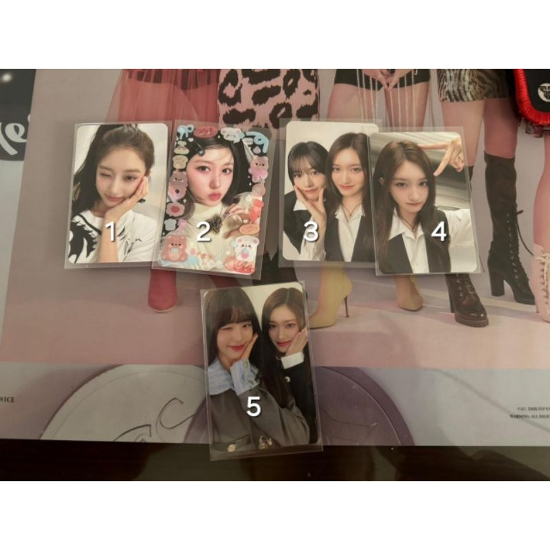 [ OFFICIAL ] Photocard pc IVE jang wonyoung Rei leeseo An yujin Liz gaeul