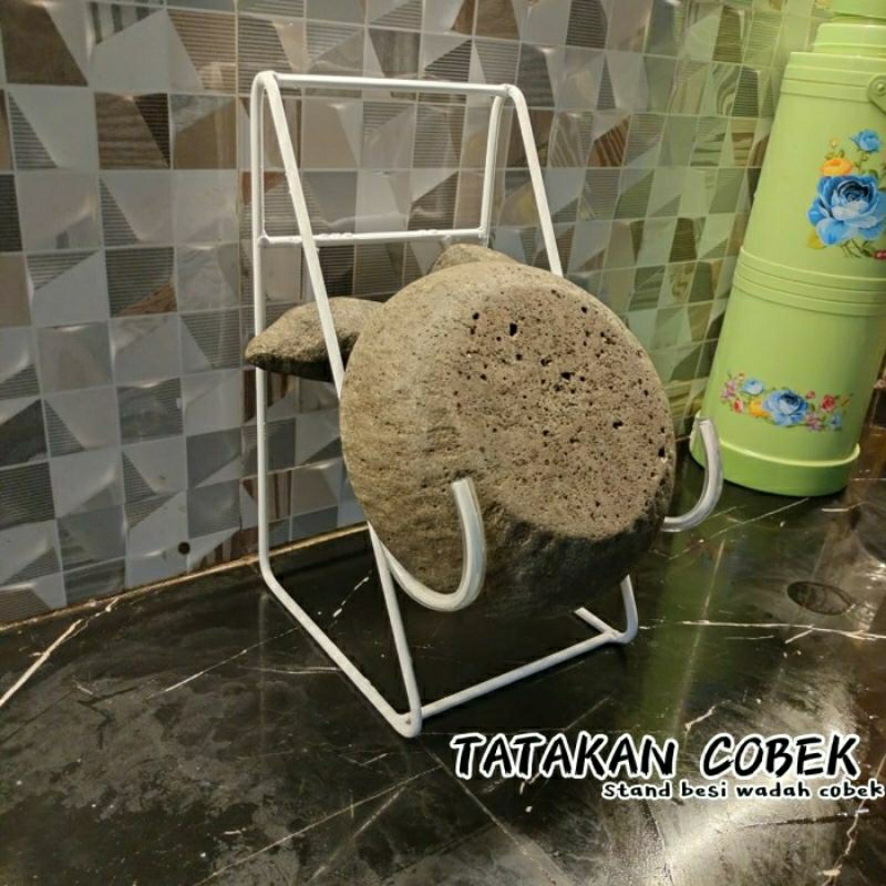 rak cobek/tatakan cobek/tempat cobek/dudukan cobek