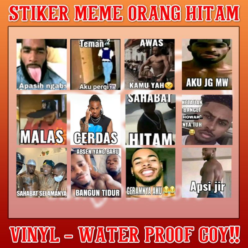 

Stiker orang hitam (12pcs)
