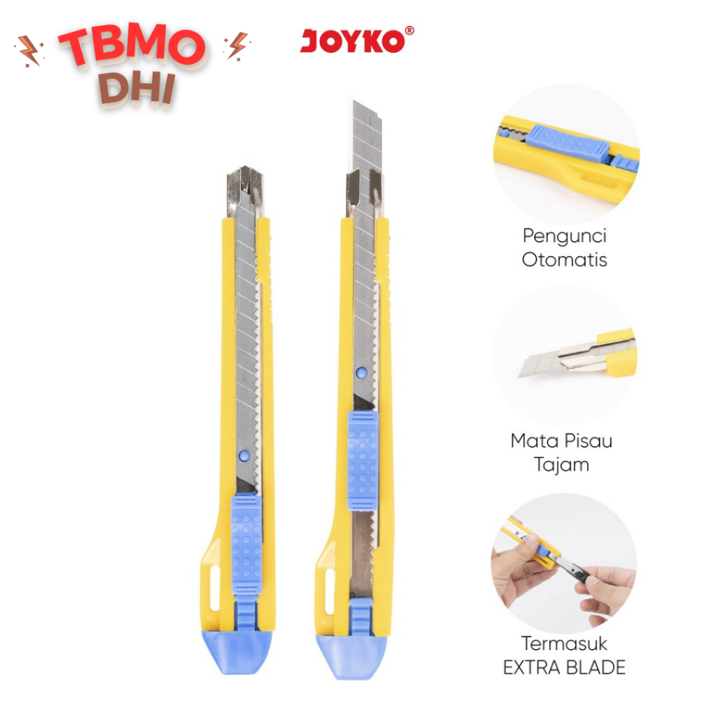 

(1 Biji) GROSIR Cutter JOYKO A-360 / Cutter Pemotong Joyko A-360 / Joyko Cutter A-360 / Cutter Joyko A360 / Joyko A 360