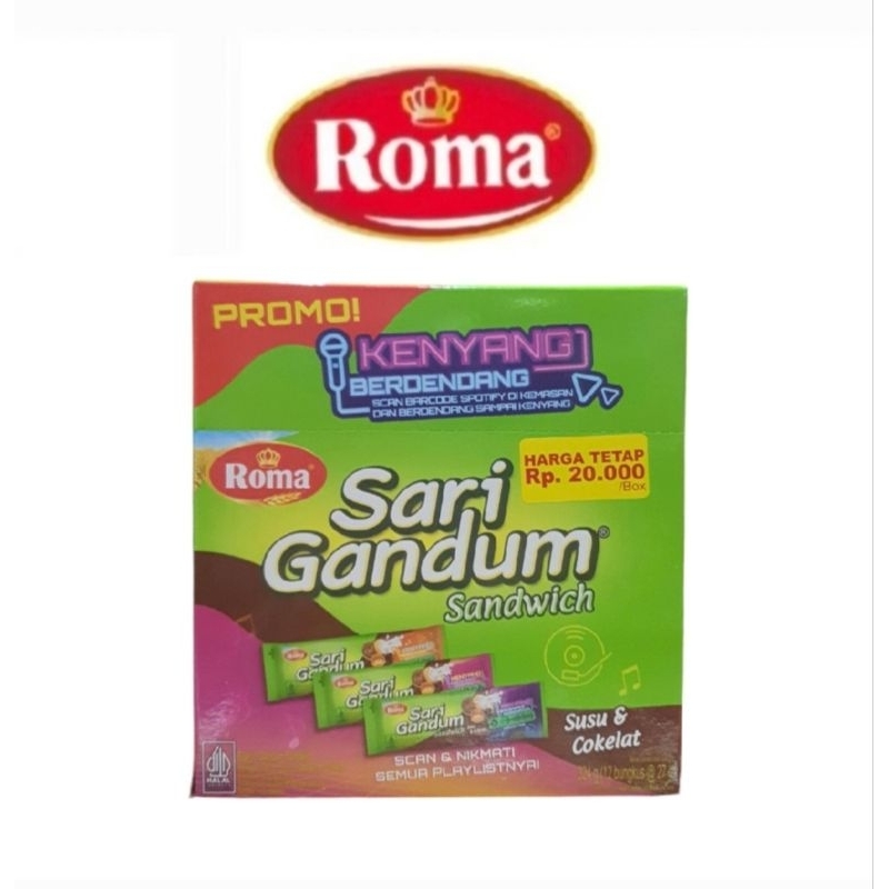 

Roma Sari Gandum Sandwich Box (12pcs)