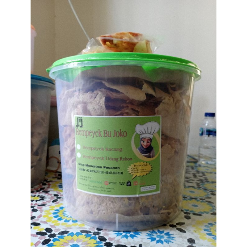 

peyek toples 10liter