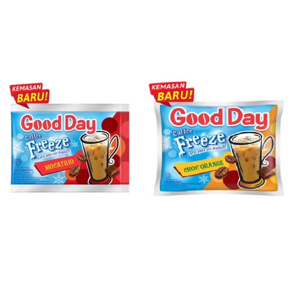 

Good Day Coffee Freeze Sachet ( 2 Varian )