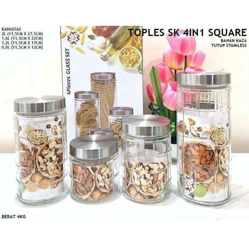 KLWJ - TOPLES KACA HA / GLASS SET 4in1
