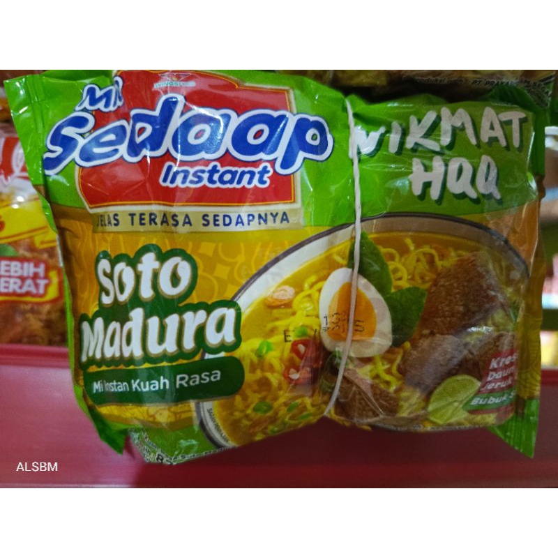 

ISI 5 PCS - MIE INSTAN MURAH - MIE SEDAAP RASA SOTO MADURA 75 GR - MURAH PROMO GRATIS ONGKIR