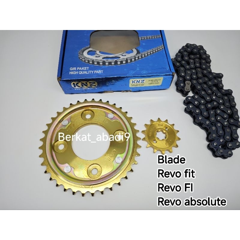 Revo Absolute / Revo Fi / Revo Fit Gear Gir Set Girset Paket Revo Absolute Fit Fi F1 blade new