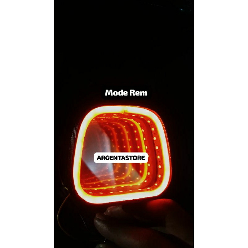 STOPLAMP INFINITY MIO SPORTY DAN MIO SMILE LAMPU INFINITY MIRROR MIO CUSTOM MERAH