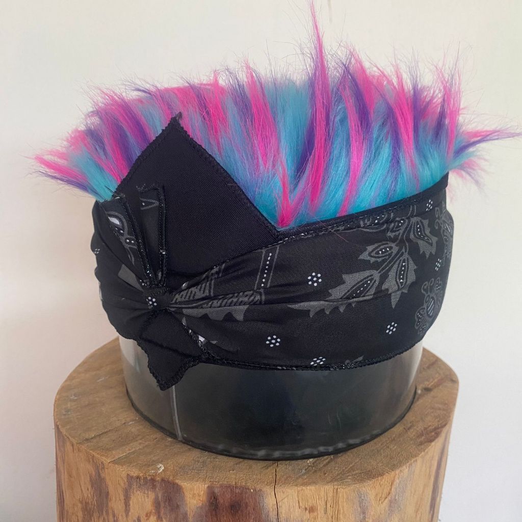 Topi Udeng Rambut Palsu Anak Yang Keren Lucu/Udeng Anak/Iket Sunda Anak/Blangkon Anak/Udeng Bali