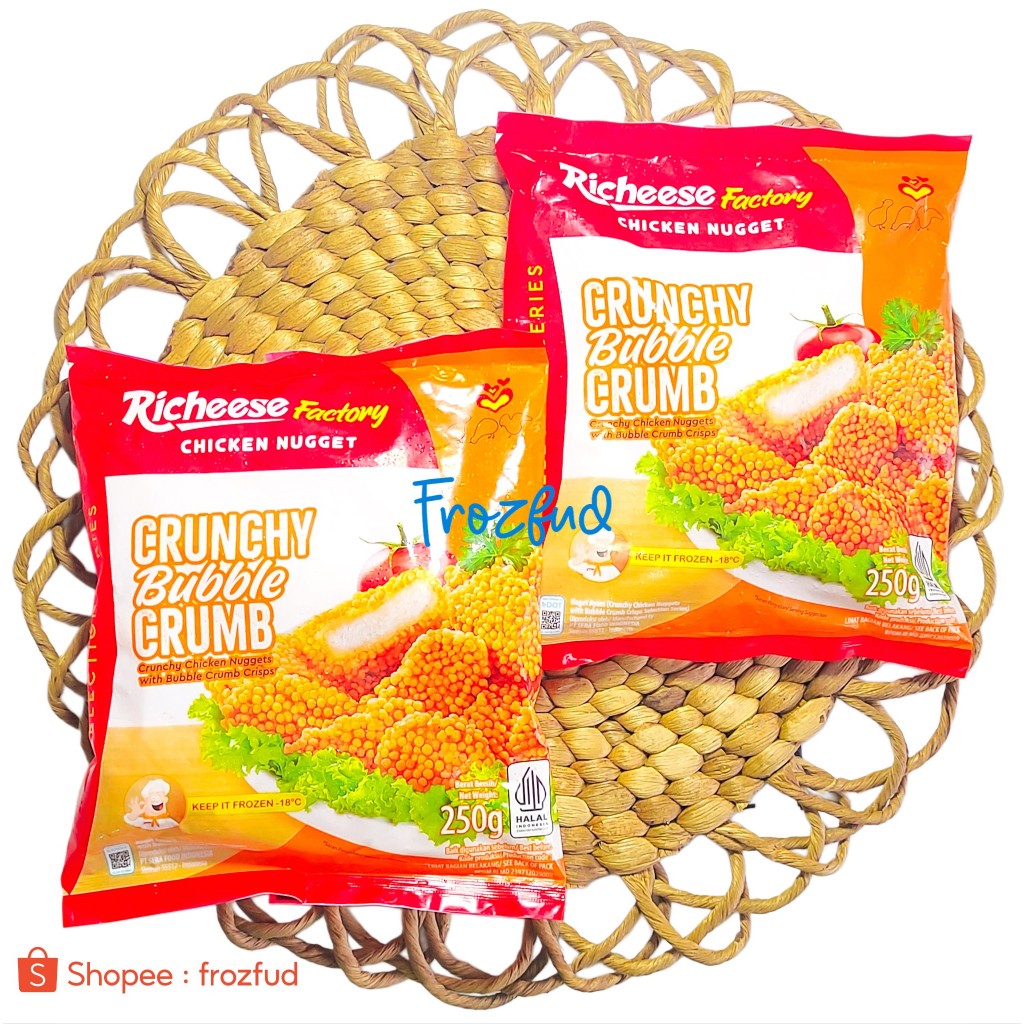 

Richeese Chicken Nugget Crunchy Bubble Crumb 250gr