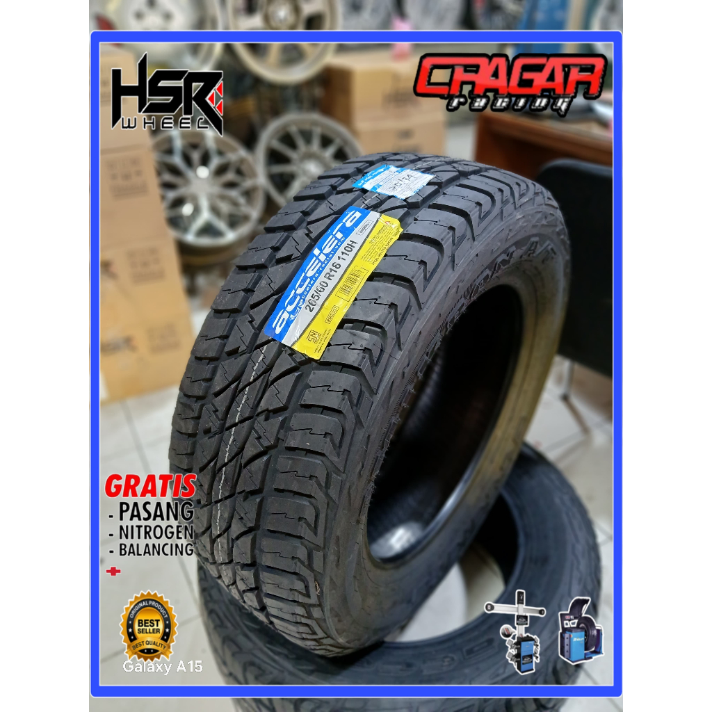 Ban Mobil Semi Offroad ACCELERA OMIKRON AT 265 60 R18 - Ban standar fortuner pajero dll