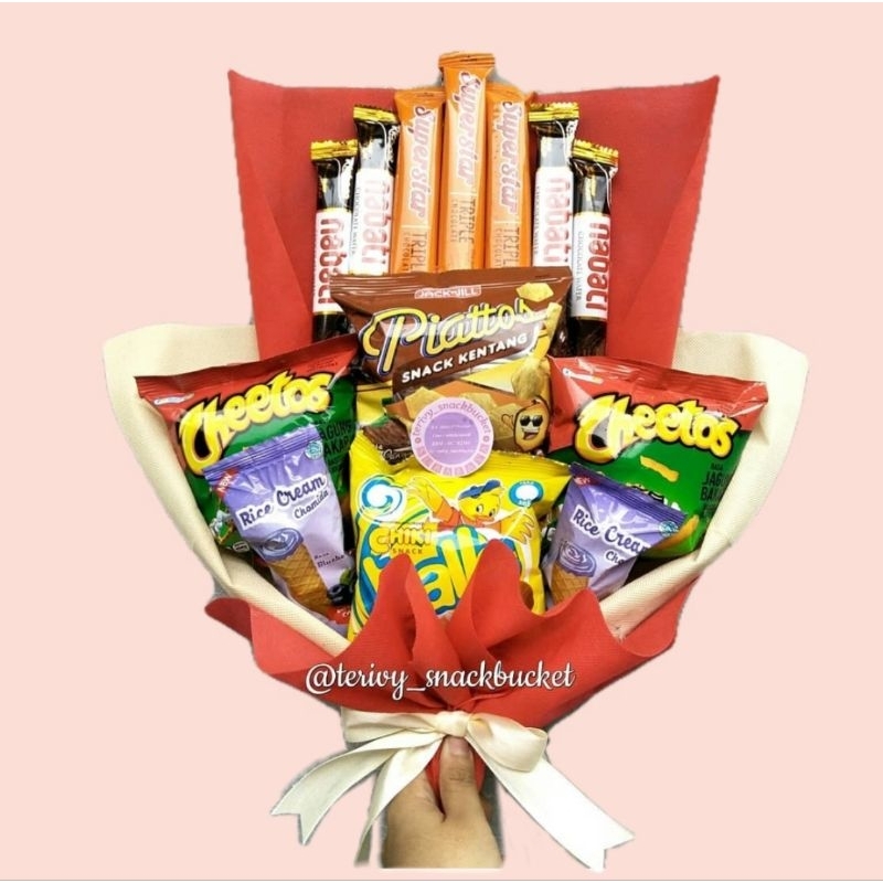 

Snack Bouquet/ Buket snack / Snack Bucket Terivy