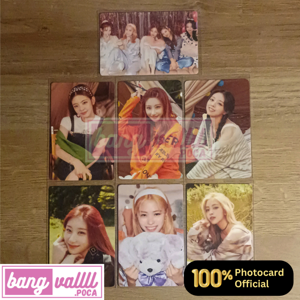PHOTOCARD PC ITZY SEASONS GREETING 2022 SG22 BFF YEJI LIA RYUJIN CHAERYEONG YUNA OFFICIAL