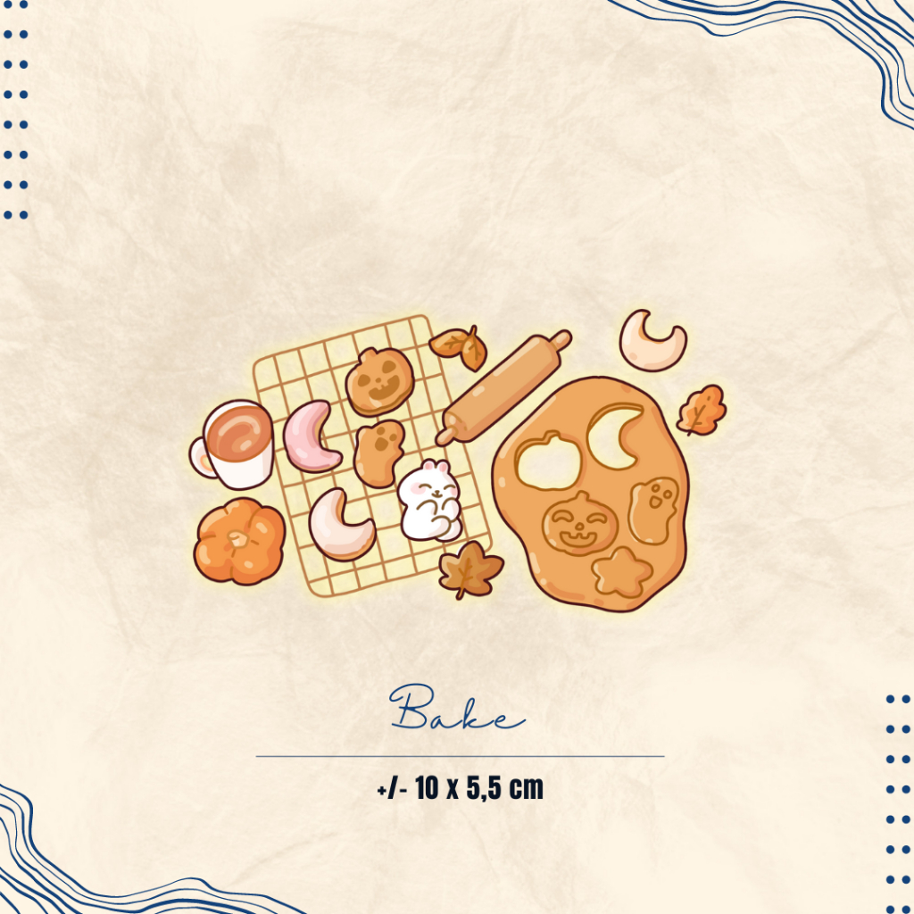 

Bake Sticker Aesthetic Pumpkin Autumn Collection