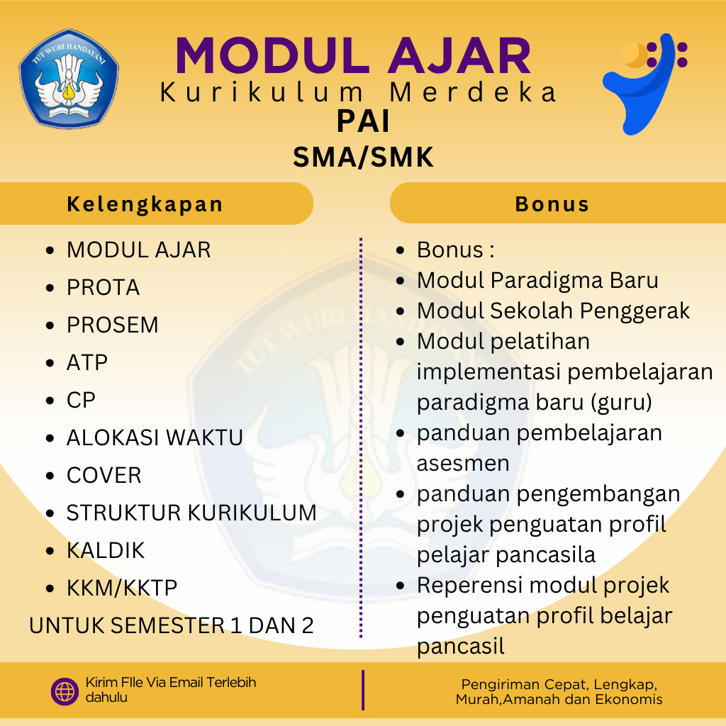 RPP Merdeka  PAI Kelas 10.11.12 SMA/MA Kurikulum Merdeka