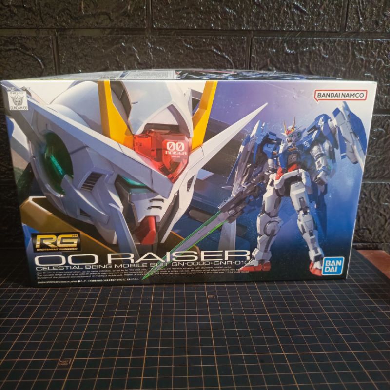 BOX KEMASAN RG 1/144 REAL GRADE GUNDAM OO 00 RAISER PART BOX ART BANDAI