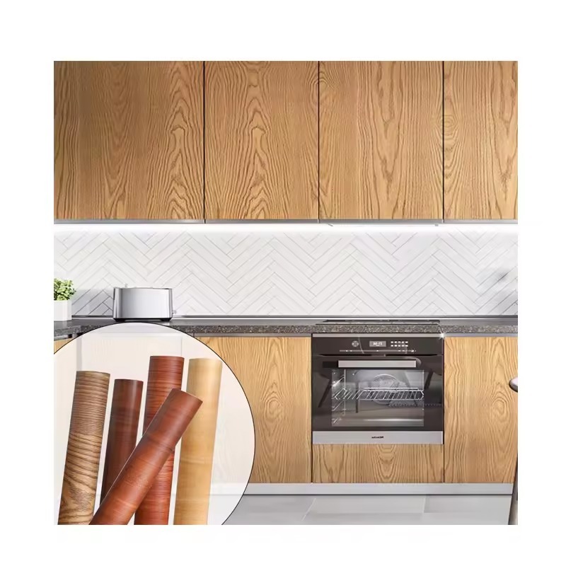 Stiker Karpet / Stiker lantai / Serat Kayu asli Motif Kayu/ Marmer