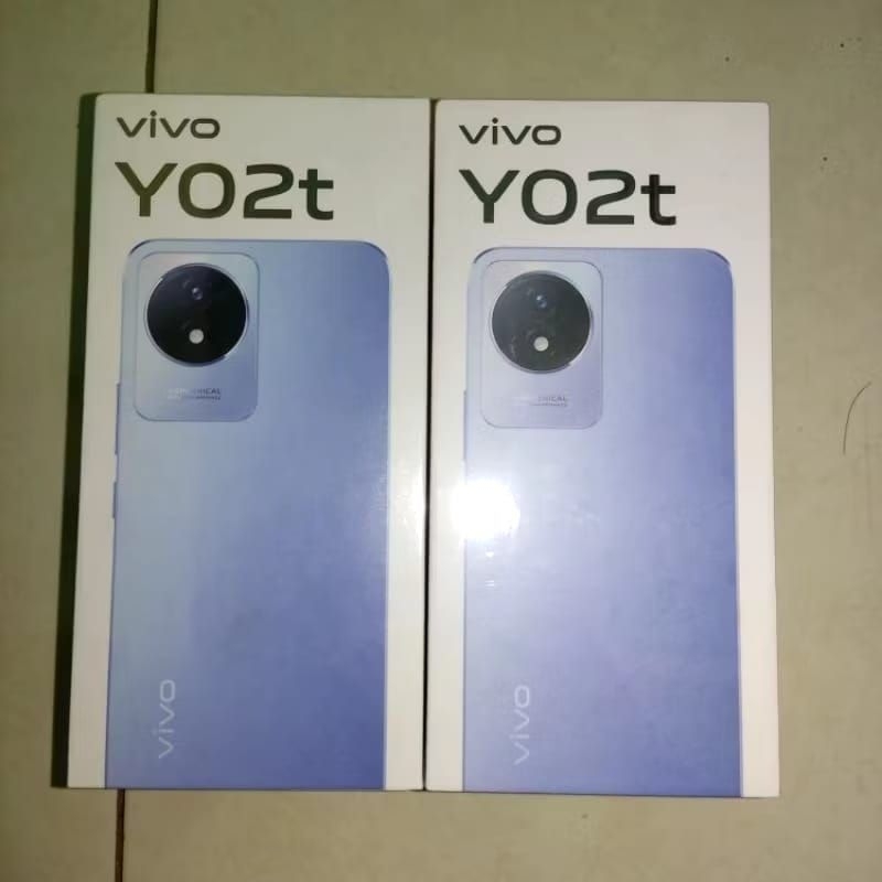 NEW/BARU VIVO Y02T RAM 8 (4+4) ROM 64 8/64 GB ORIGINAL GARANSI RESMI 2 TAHUN 4/64 4/128 6/128 6/256 