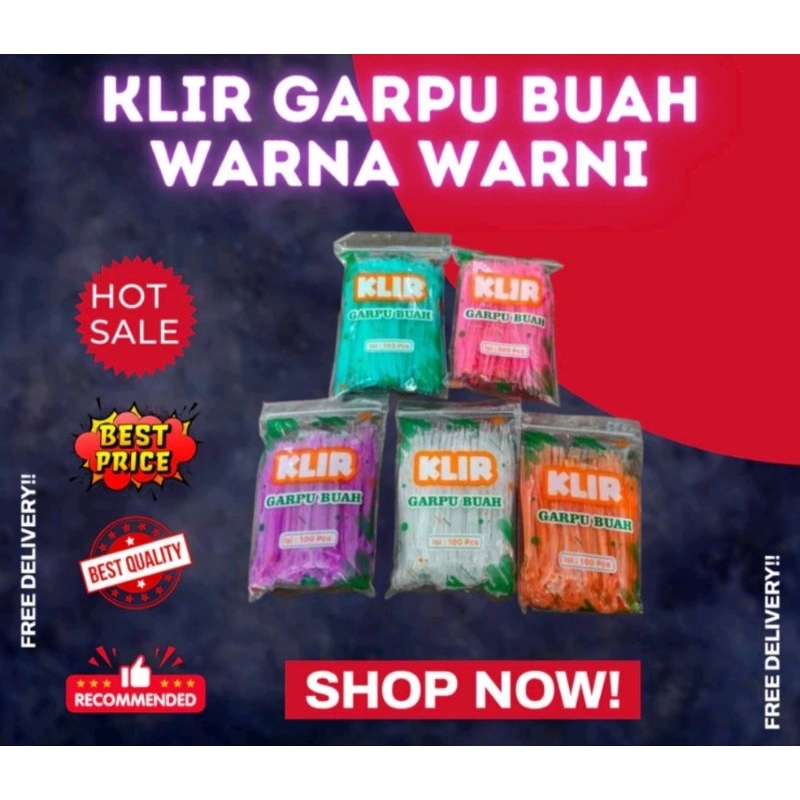 GARPU BUAH KLIR | GARPU PLASTIK KECIL