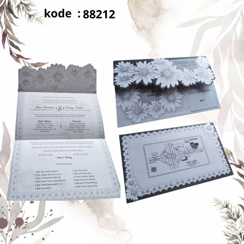 Undangan Softcover 88212