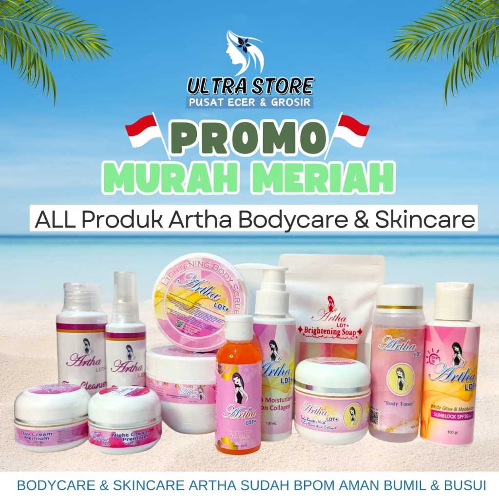 BPOM Lotion Artha LDT+ / HB Pemutih Artha Free Gift Special