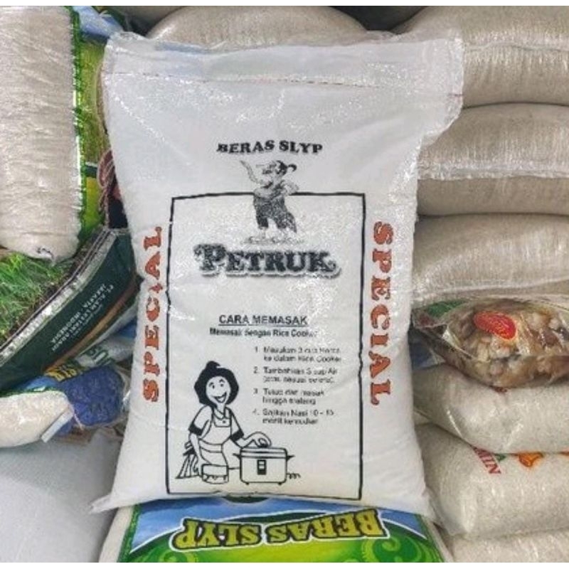 

HG Beras Petruk Slyp 20KG Orinal 100% Pulen Pandan