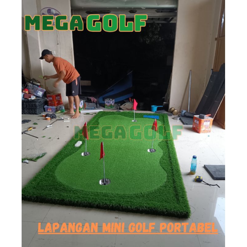 Lapangan Mini Golf/ Putting Green / Mini Golf Portabel