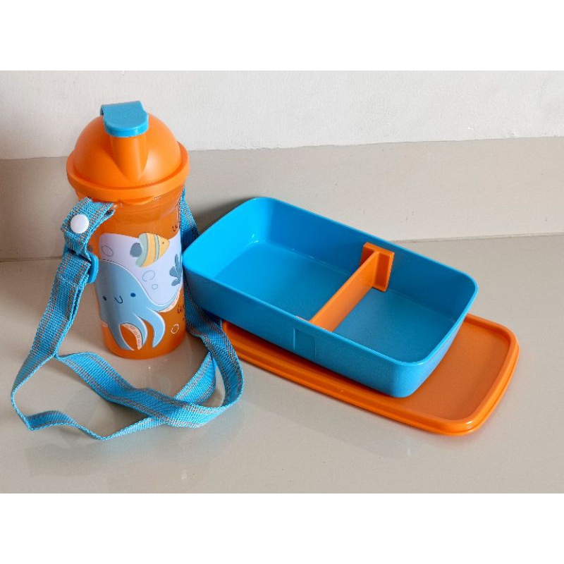TUPPERWARE TEMPAT MAKAN ANAK KIDS LUNCH SET