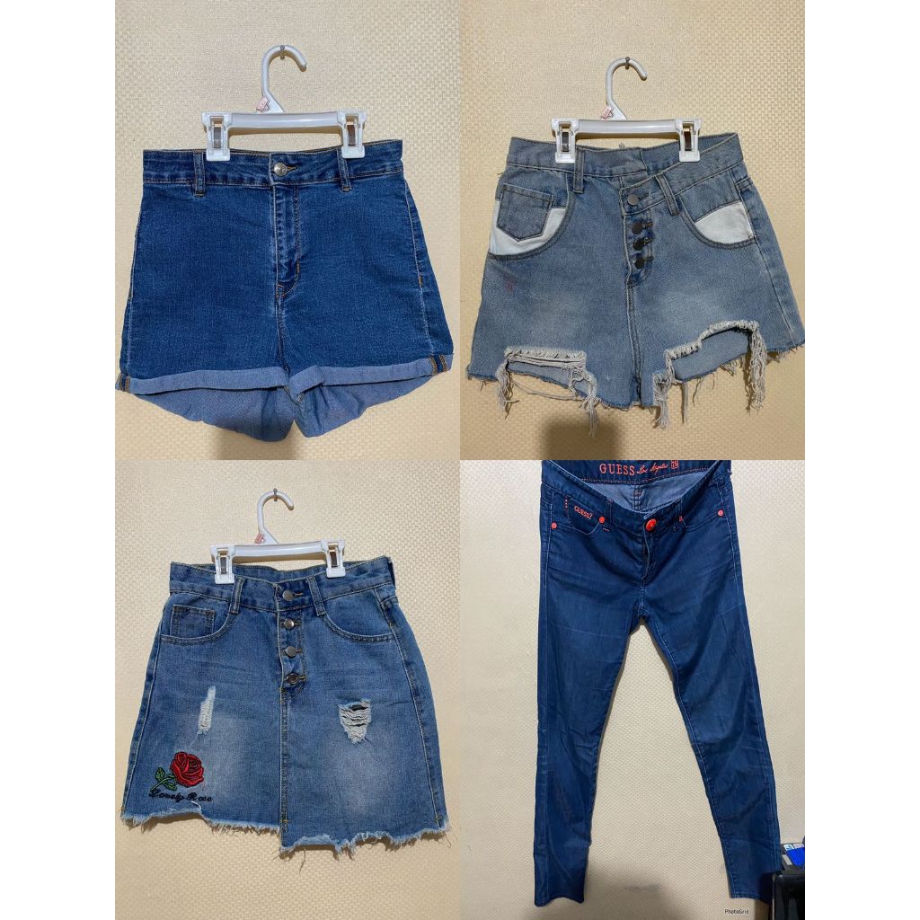 Preloved celana / rok jeans bekas