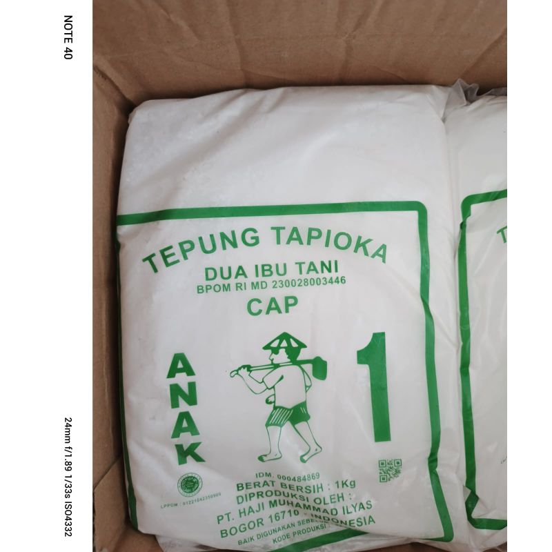 

RB TEPUNG TAPIOKA DUA IBU TANI/SAGU TANI 1KG