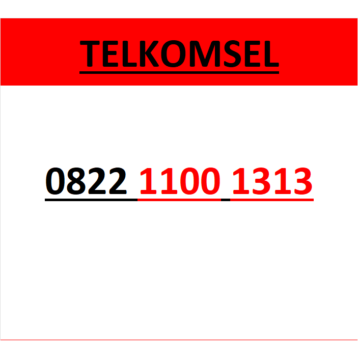 Nomor cantik simpati telkomsel seri abab 1313 murah lengkap w2000