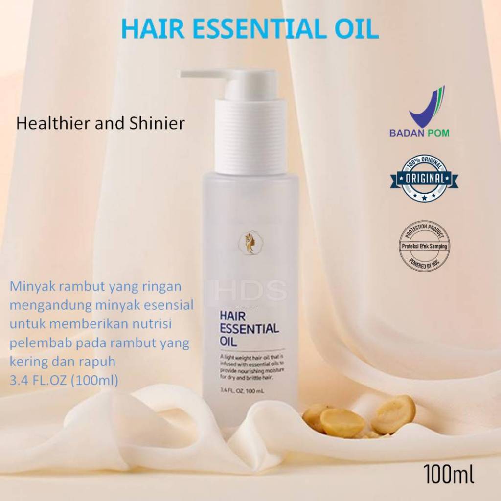 Minyak Rambut Esensial Pelembab Rambut Kering dan Rapuh