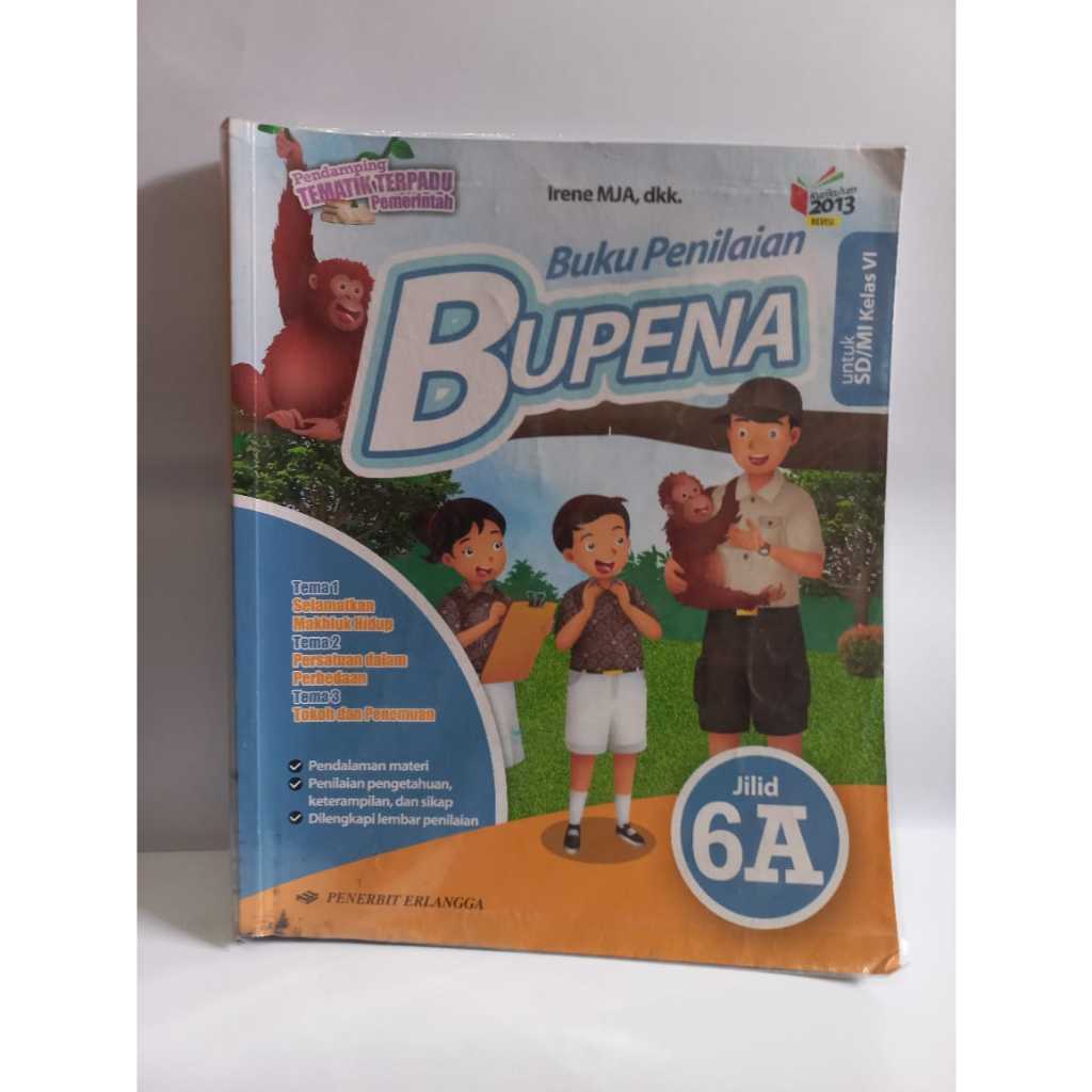 BUPENA TEMA 1,2 DAN 3 JILID 6A SD KELAS 6 ERLANGGA K13