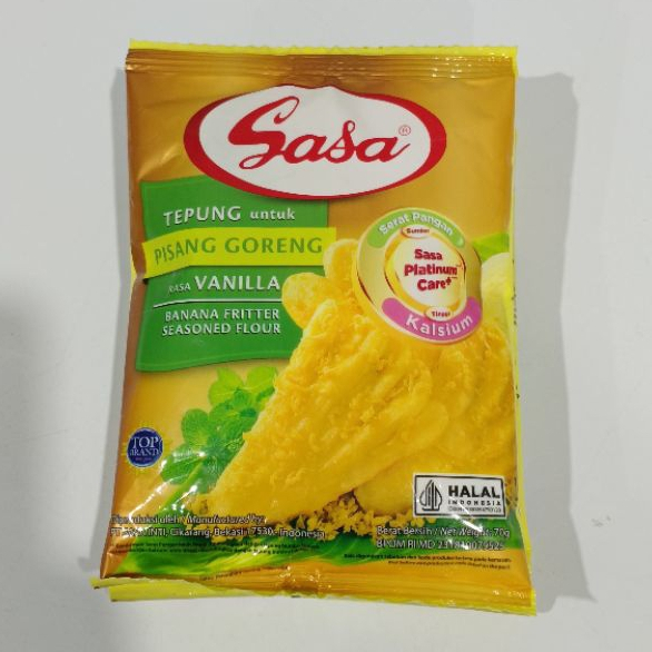 

Sasa Tepung Pisang Goreng Rasa Vanilla 70gr (3pcs)