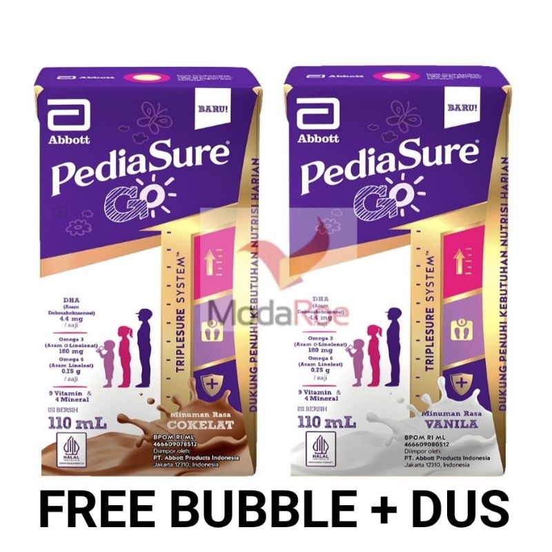 

Pediasure GO 110ml Vanila / Cokelat