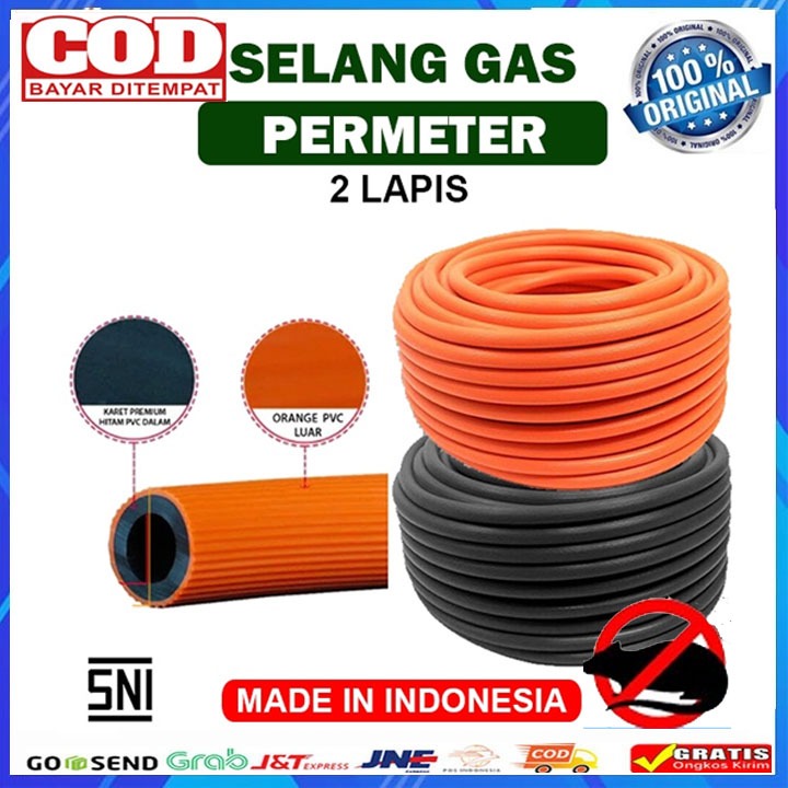 PROMO Selang Gas Orange Selang LPG Selang Regulator Kompor Gas High Pressure TERBARU