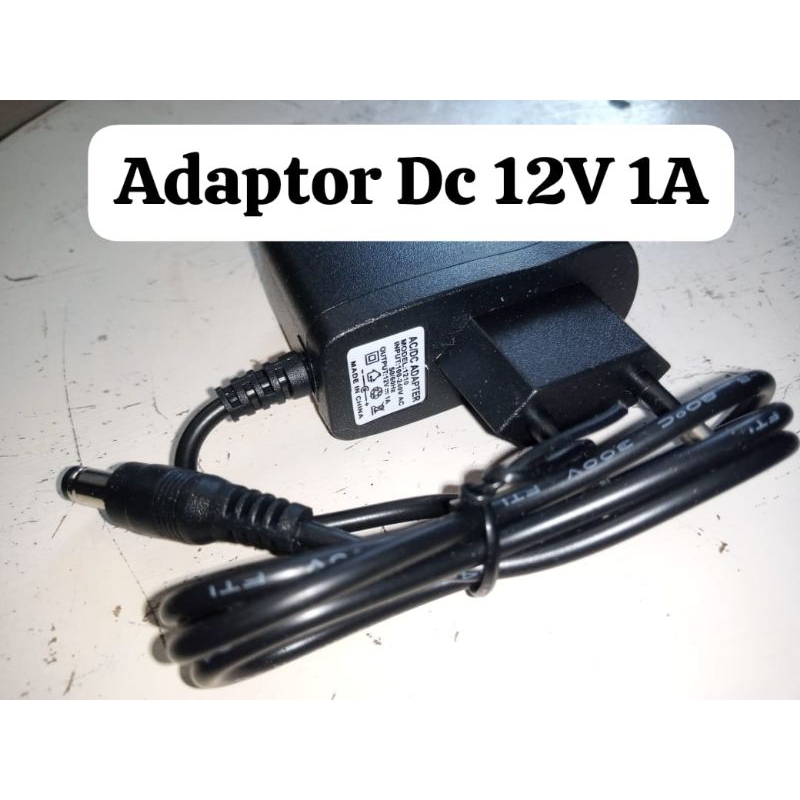 ADAPTOR DC 12V 1A