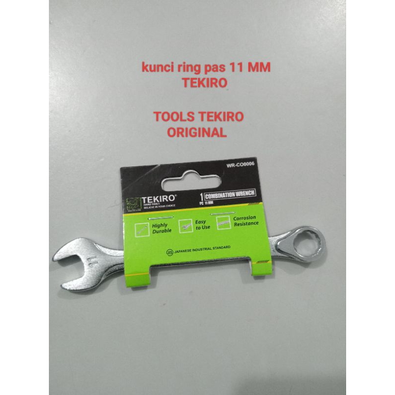 KUNCI RING PAS 11 MM TEKIRO/ KUNCI RING PAS TEKIRO