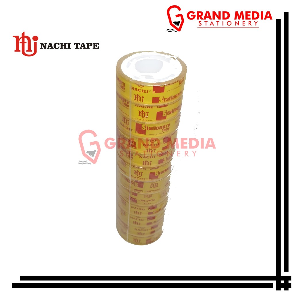 

[GRAND MEDIA] SELOTIP / ISOLASI NACHI 1/2 x 10YARD / PCS