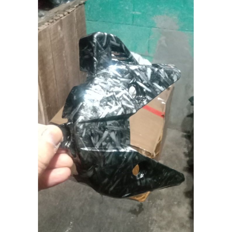 TERLARIS COVER TUTUP KEONGAN CVT BEAT FI ESP VARIO 110 FI SCOOPY ESP 2016-2019 CARBON WTP