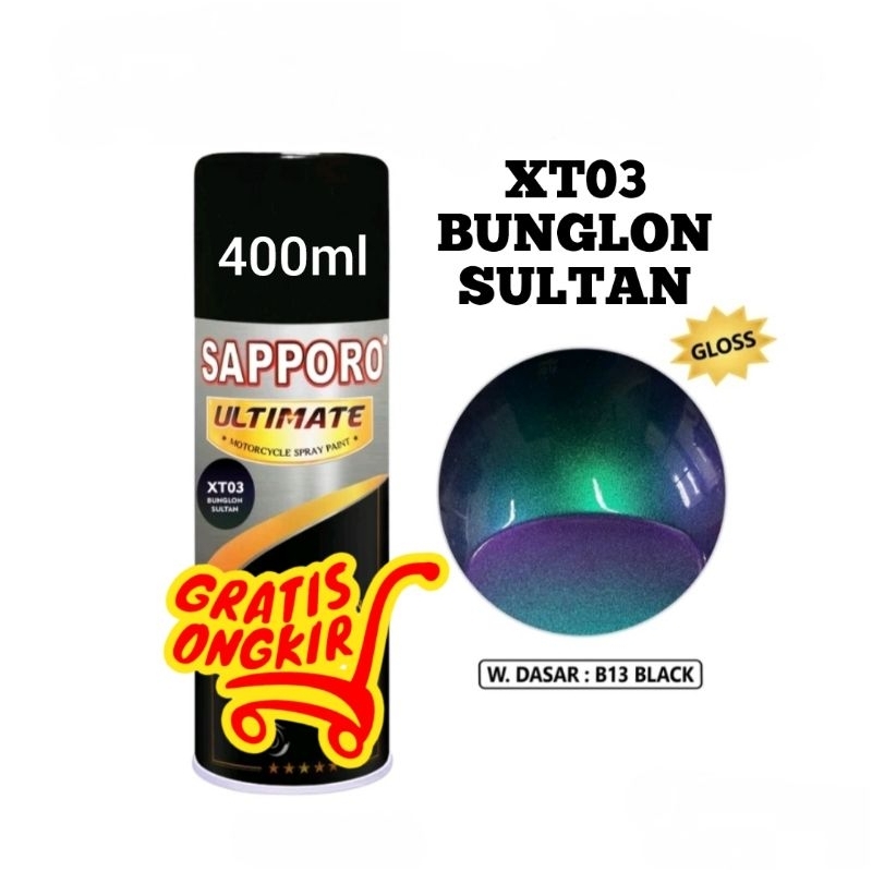 Sapporo Ultimate XT03 Bunglon Sultan/bunglon/cat semprot/pylox/pylok/pilok/motor/cat duco/helm