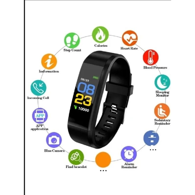 New Product Fitpro Smartwatch 115 Plus Smartband Fitness Tracker