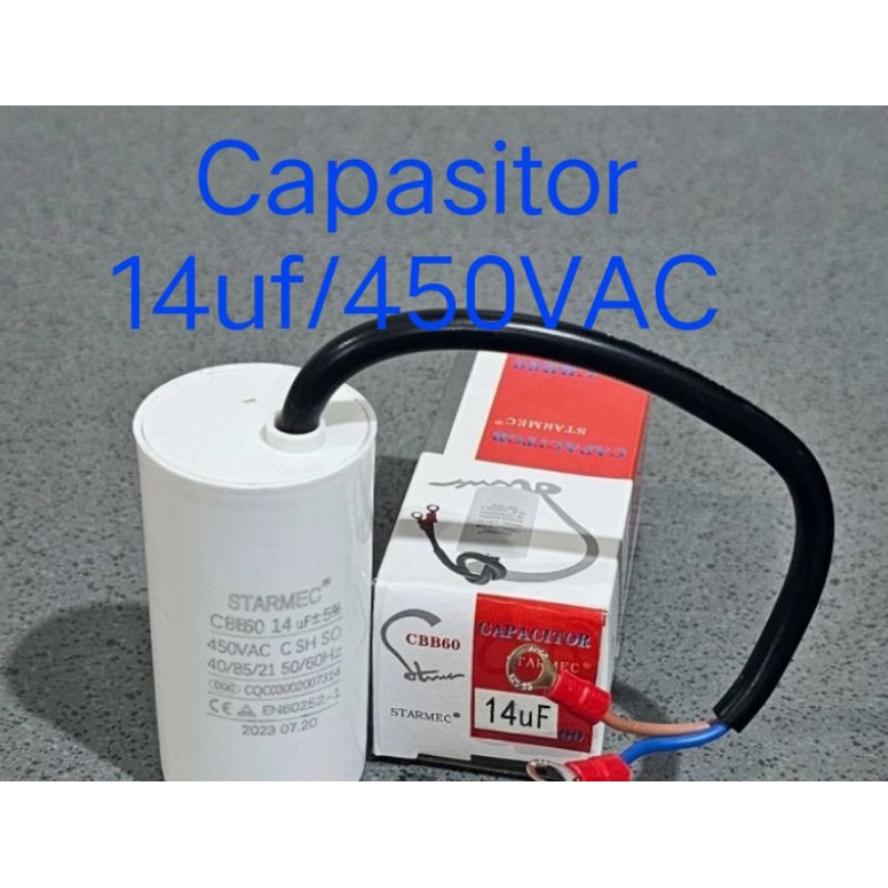Capasitor 14uf/450vac kapasitor pompa air Shimizu pc260