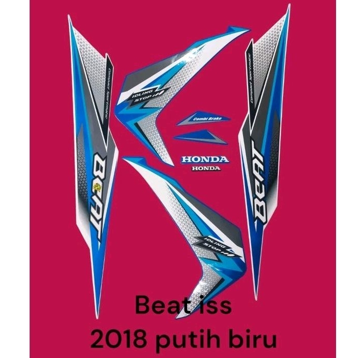 stiker body beat iss 2018 striping beat 2018
