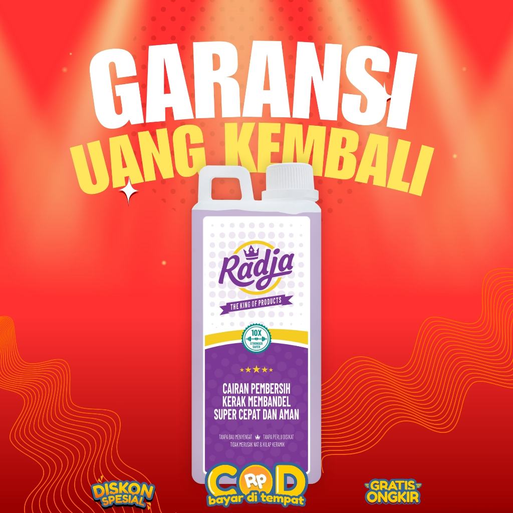 Pembersih Kerak Keramik Pembersih Porselen Radja