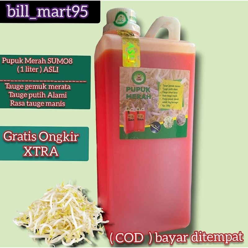 Pupuk Merah Tauge SUMO8 ( 1 liter )                                                           ( Pemu