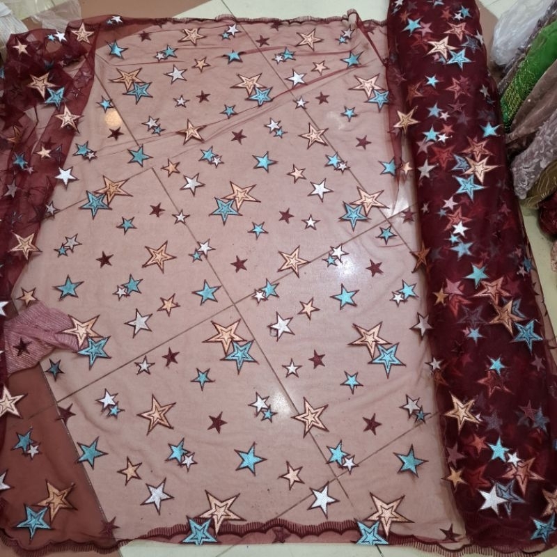 tile alhena motif bintang-bintang premium